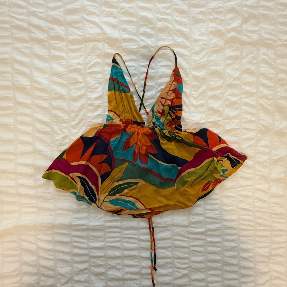 Colorful Floral Women's Top